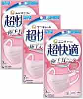 ゆみとなります。unicharm 超快適マスク ピンク 30枚入り❌四箱 Amazon.co.jp: 【まとめ買い】超快適マスク 風邪・花粉用